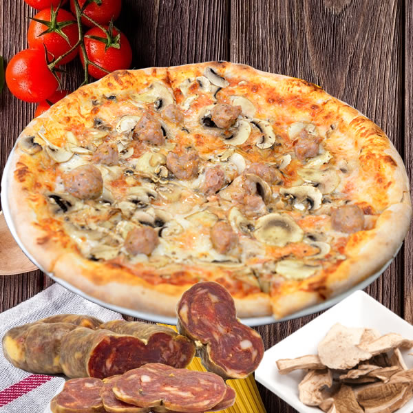 Pizza Salsiccia Funghi